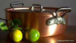 copper stew pan