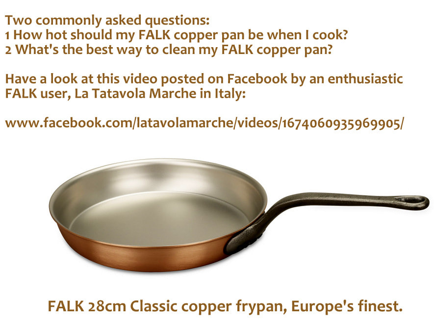 FALK copper pan