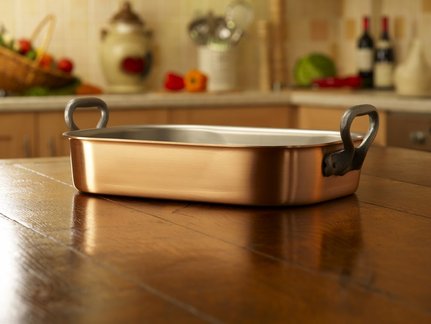 Copper roasting tray