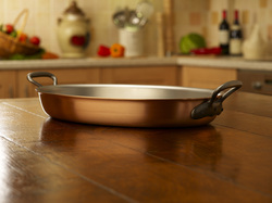 copper gratin pans