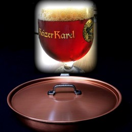 FALK copper Belgian Classic frypan